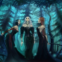 Fondo de pantalla Three Witches 208x208