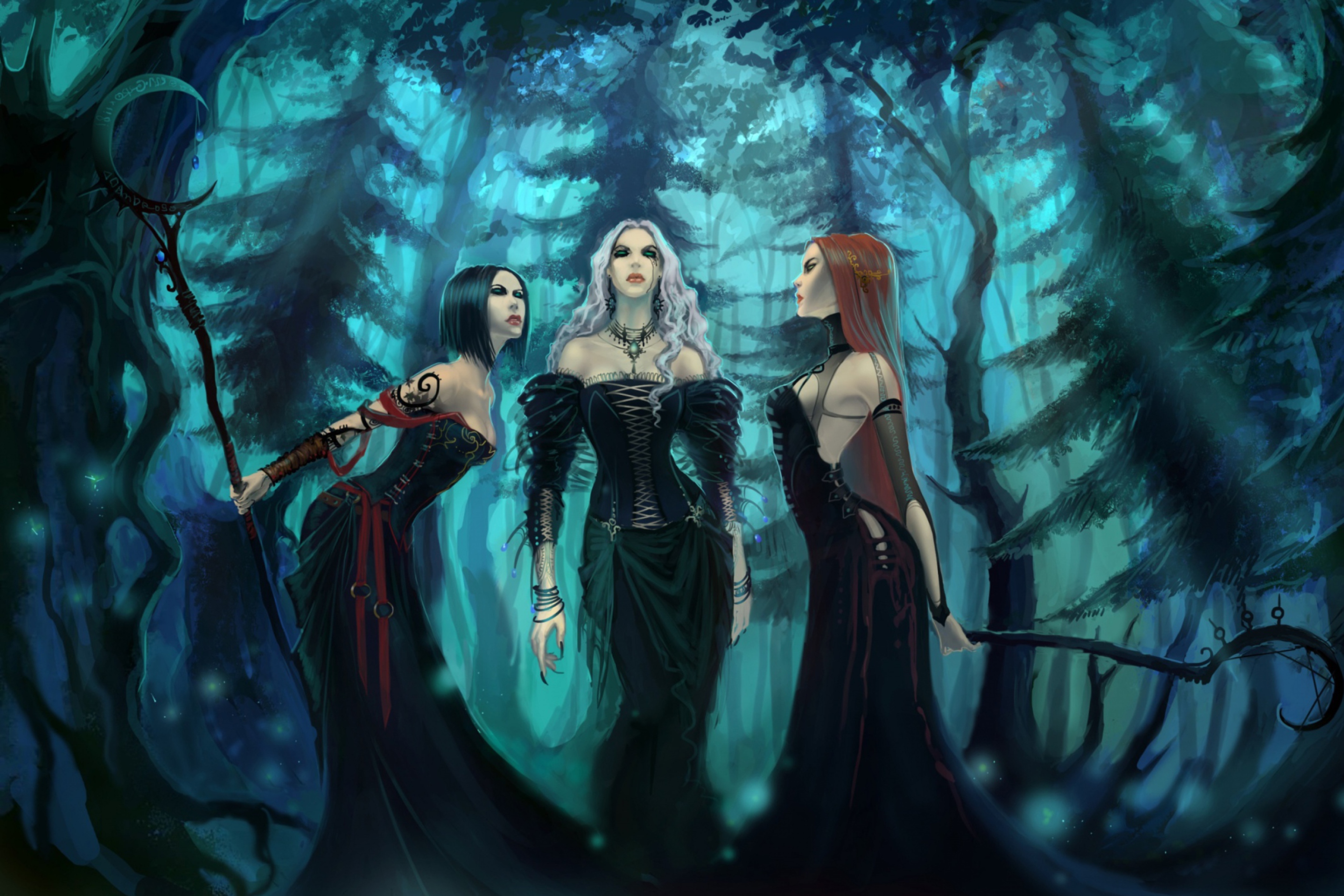 Das Three Witches Wallpaper 2880x1920