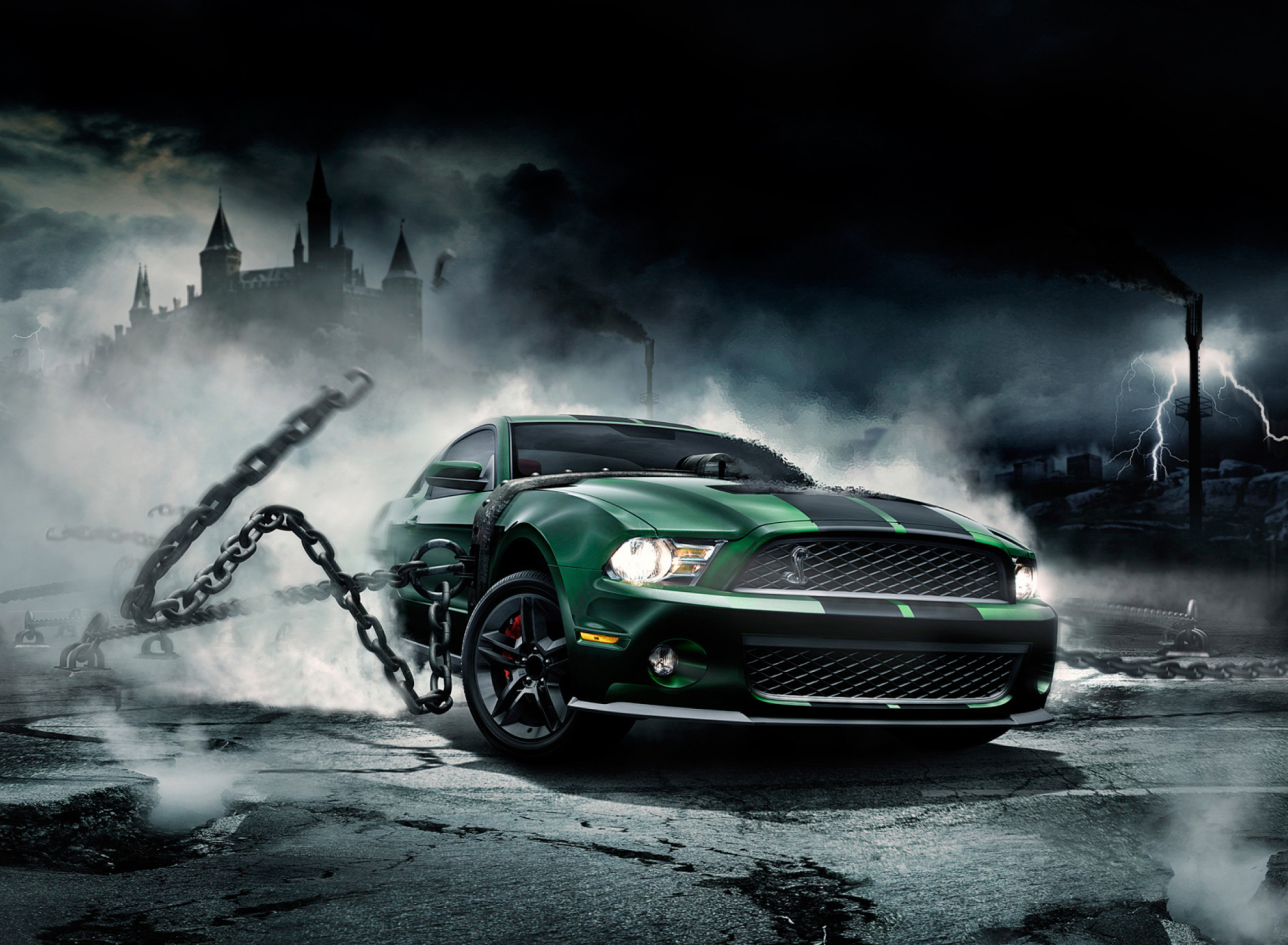 Screenshot №1 pro téma Mustang Monster 1920x1408