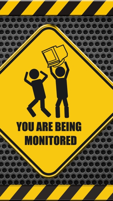 You Are Being Monitored wallpaper 360x640