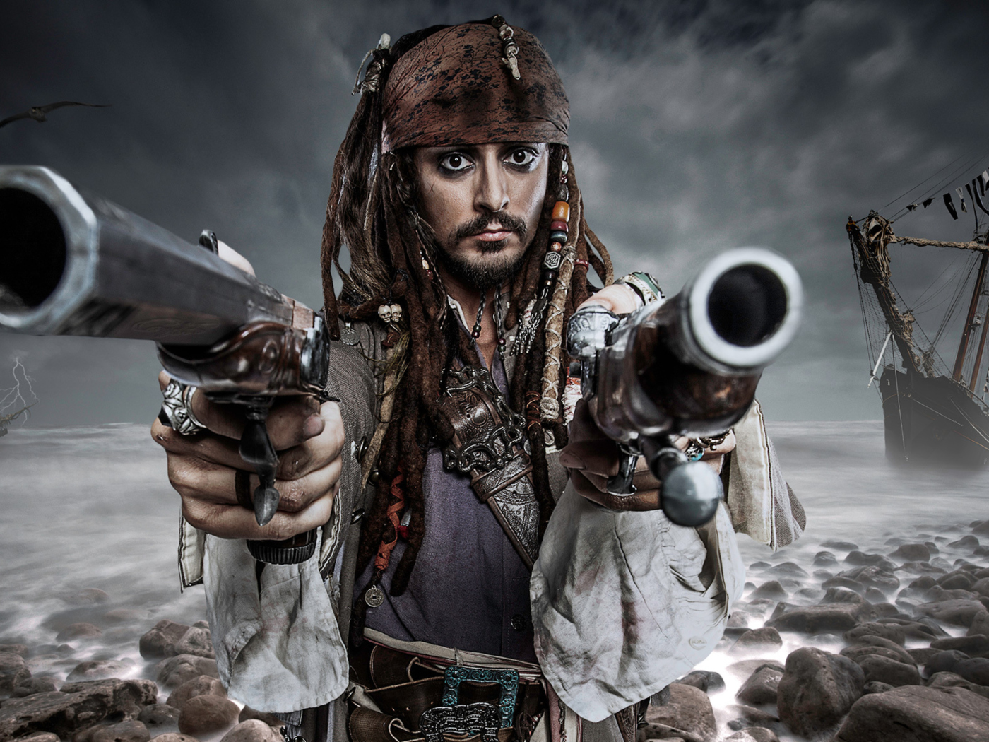 Das Jack Sparrow Wallpaper 1400x1050
