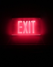 Neon Exit wallpaper 176x220