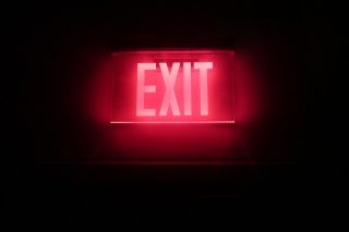 Neon Exit Wallpaper for Android, iPhone and iPad