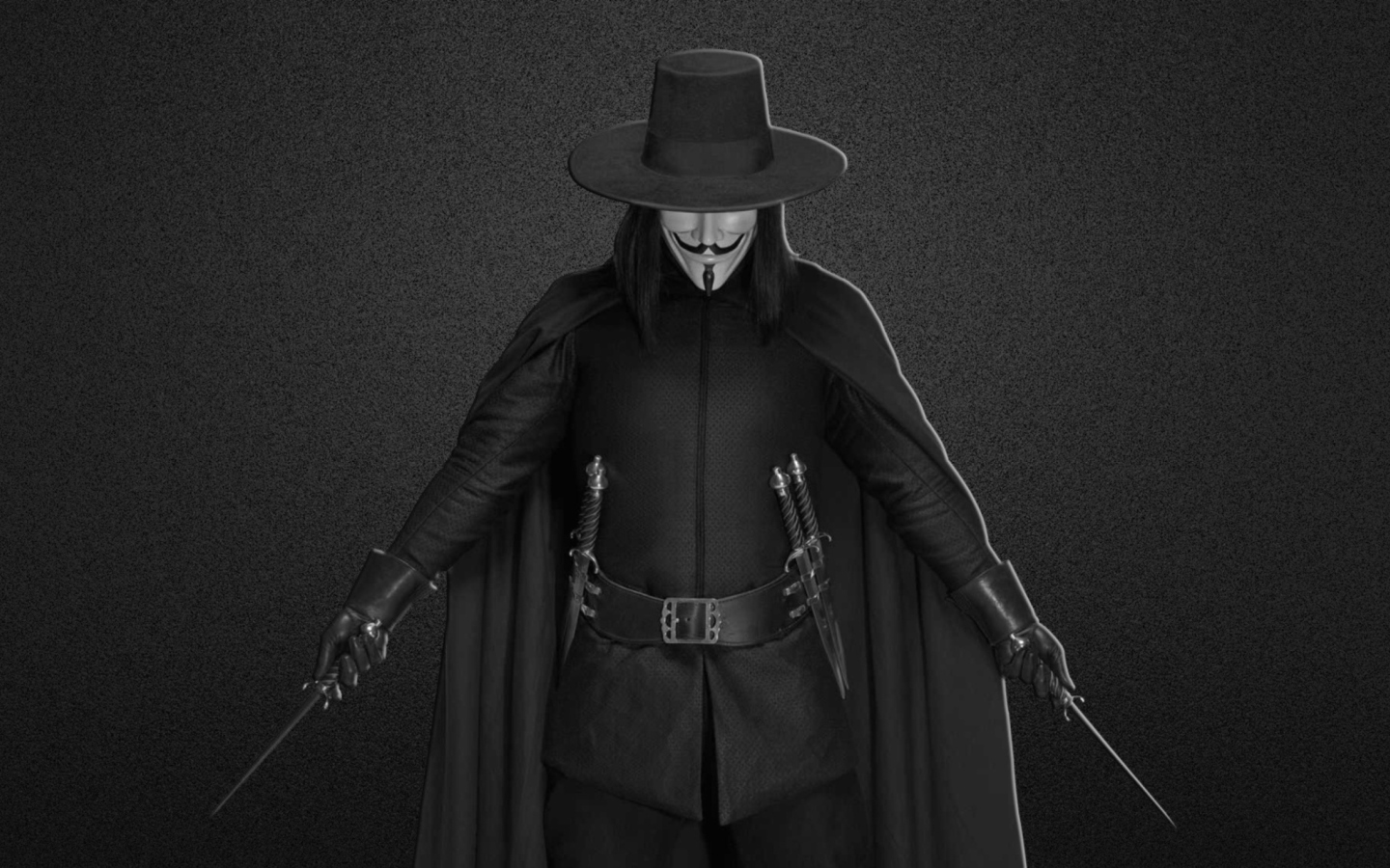 Screenshot №1 pro téma V For Vendetta 1440x900