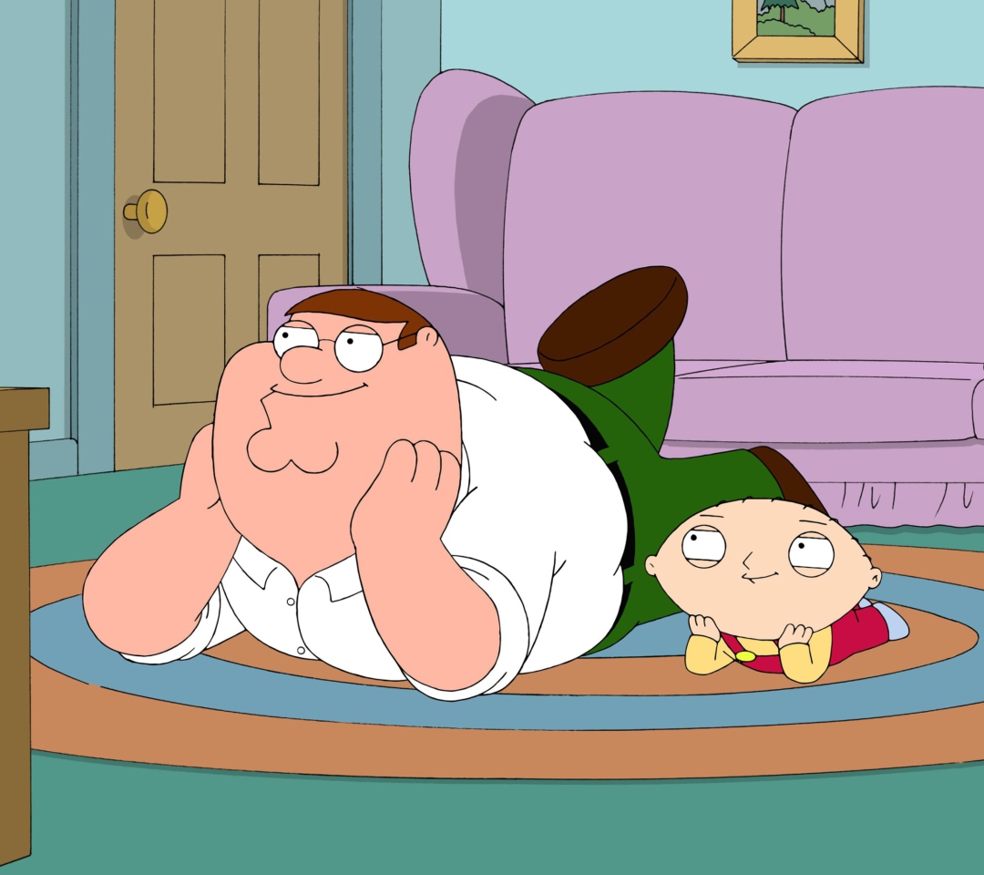 Fondo de pantalla Family Guy - Stewie Griffin With Peter 1080x960