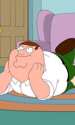 Fondo de pantalla Family Guy - Stewie Griffin With Peter 240x400