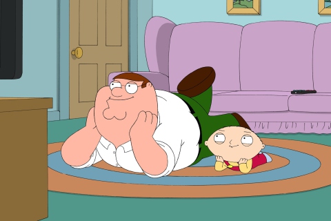 Screenshot №1 pro téma Family Guy - Stewie Griffin With Peter 480x320