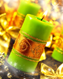 Fondo de pantalla Christmas Candles & Accessories 128x160