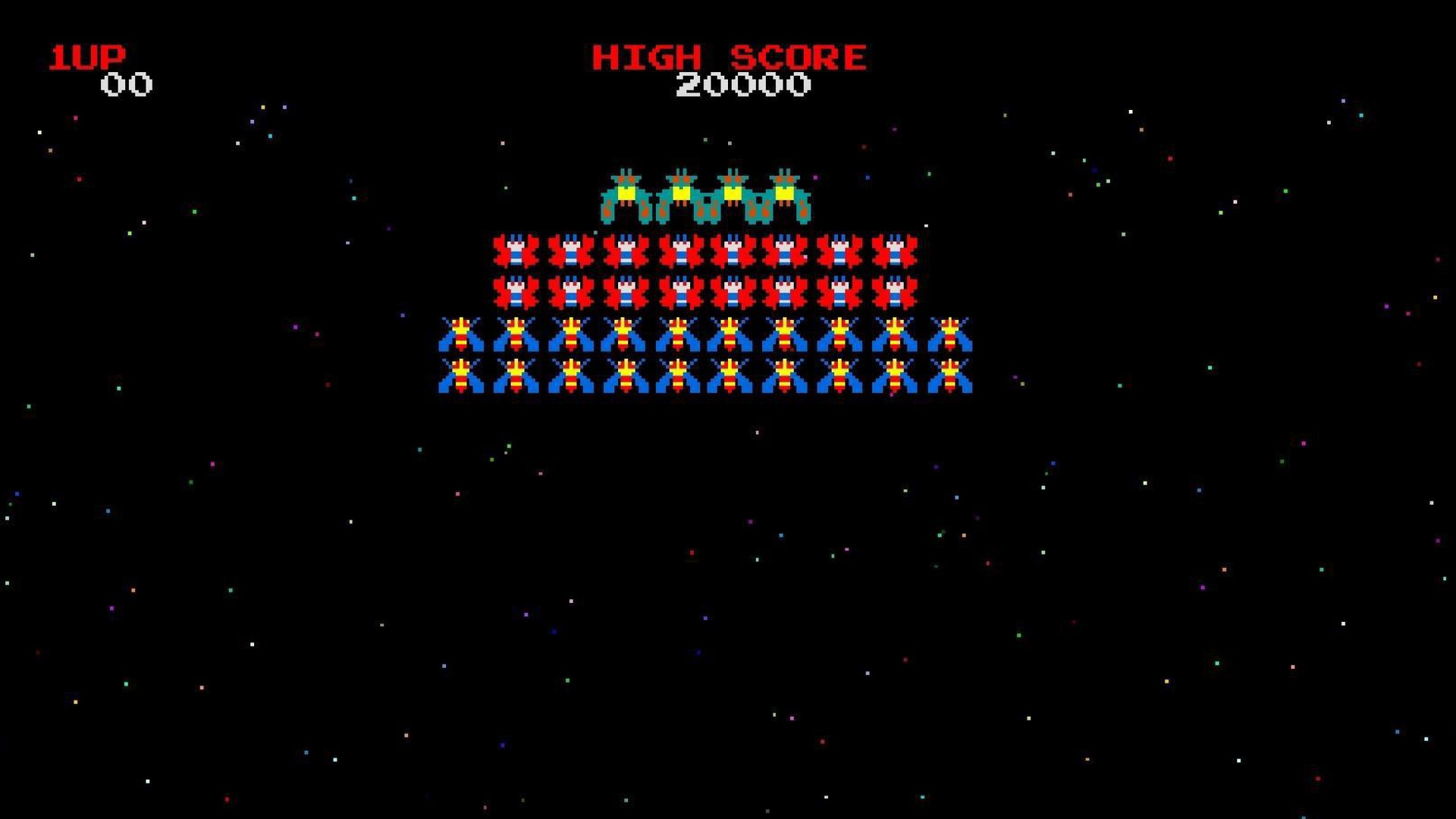 Sfondi Galaxian Galaga Nintendo Arcade Game 1920x1080