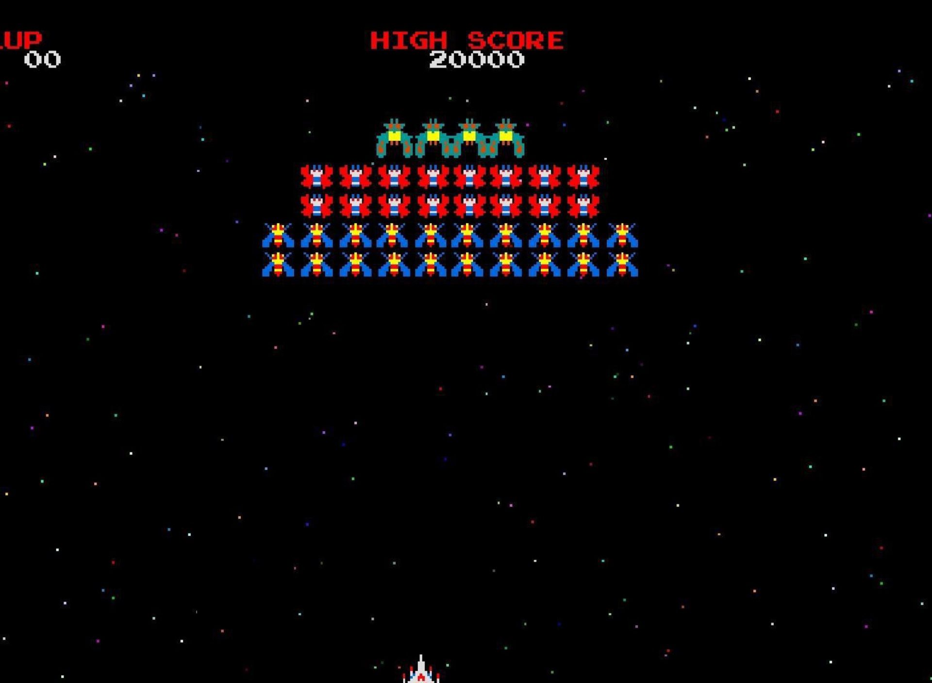 Galaxian Galaga Nintendo Arcade Game screenshot #1 1920x1408