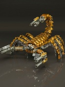 Das Steampunk Scorpion Robot Wallpaper 132x176