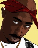 2Pac Smile wallpaper 128x160