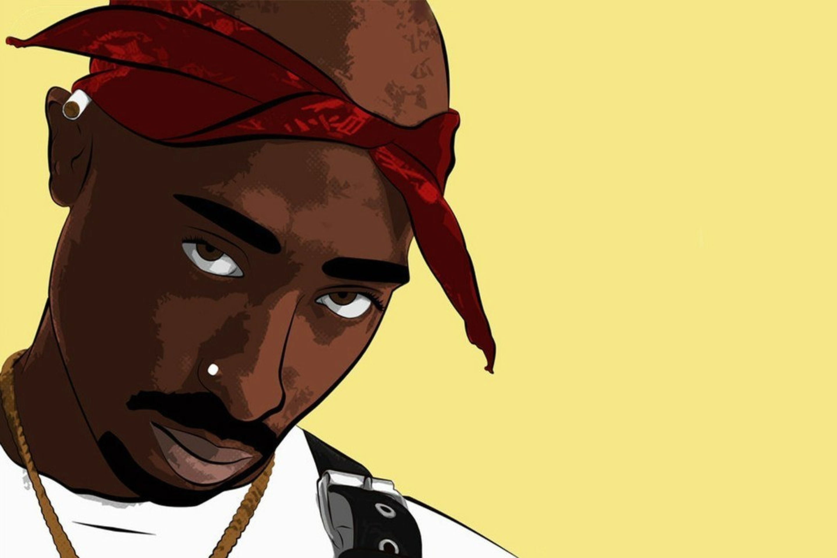 Das 2Pac Smile Wallpaper 2880x1920