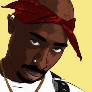 2Pac Smile - Obrázkek zdarma pro 1024x1024