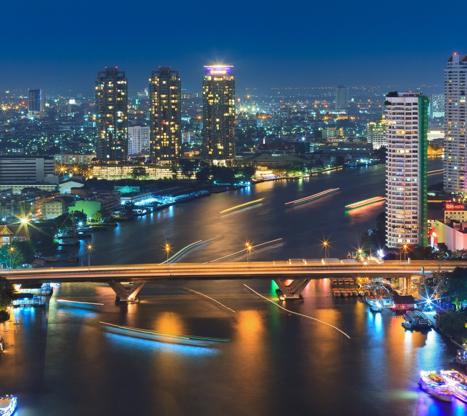 Screenshot №1 pro téma Bangkok and Chao Phraya River 960x854