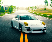 Fondo de pantalla Porsche 911 GT3 Supercar 176x144
