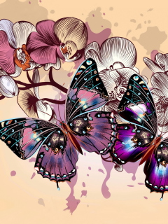 Butterflies screenshot #1 240x320