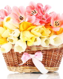 Tulips Basket screenshot #1 128x160