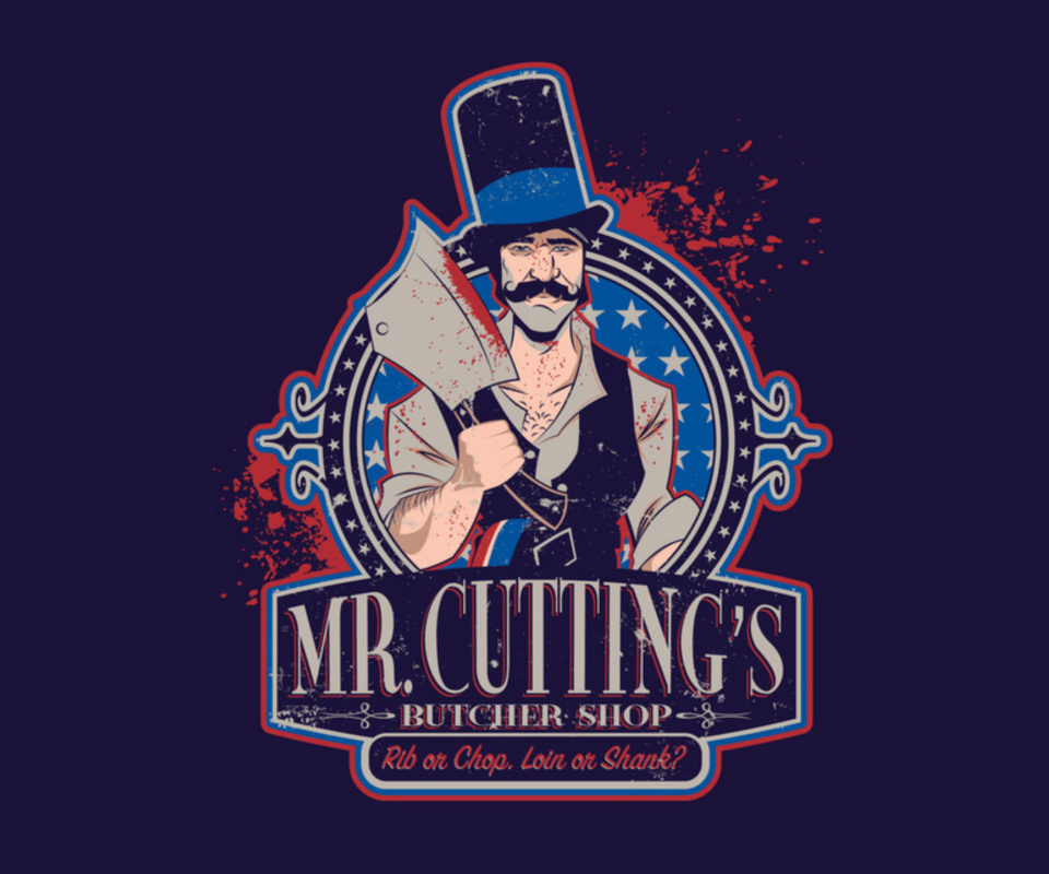 Das Mr Cuttings Butcher Wallpaper 960x800