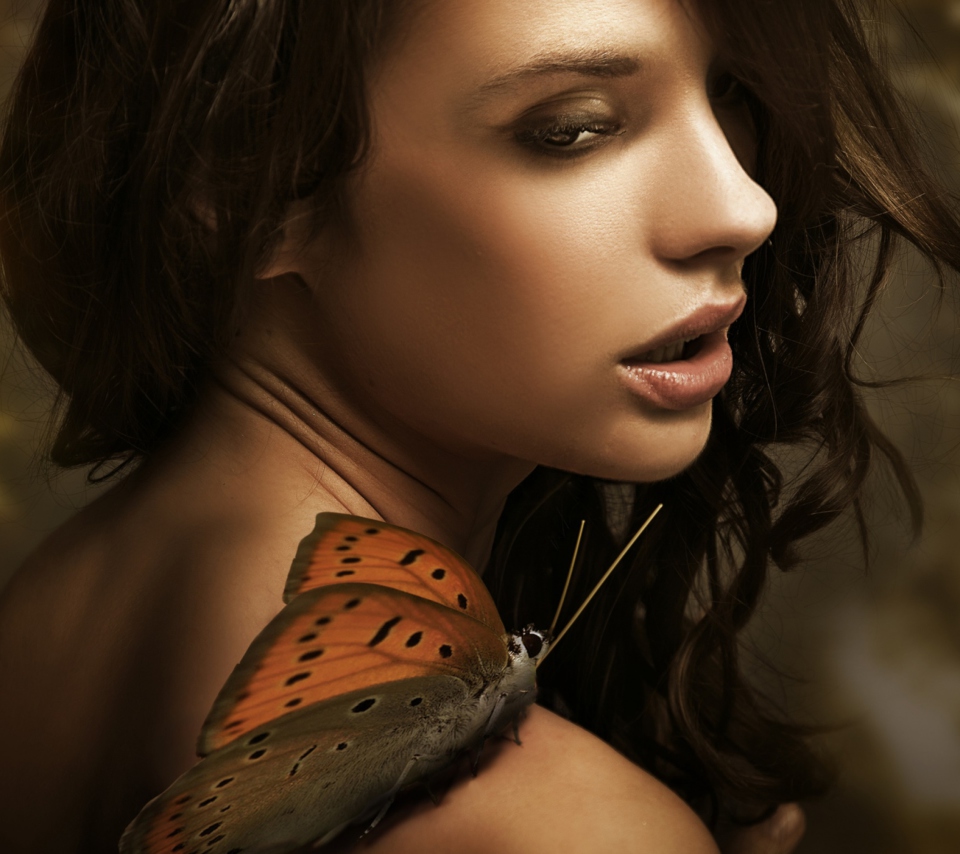 Screenshot №1 pro téma Butterfly Girl 960x854