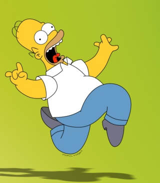 Homer Simpson - Obrázkek zdarma pro 320x480