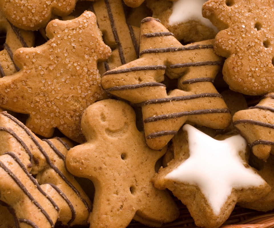 Das Christmas Ginger Cookies Wallpaper 960x800