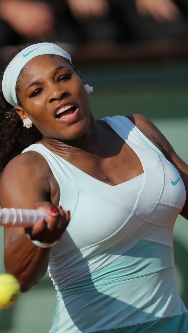 Fondo de pantalla Serena Williams 640x1136