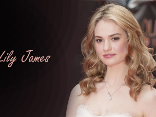 Das Lily James Wallpaper 320x240