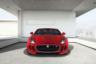 Jaguar F Type in Parking Picture for Android, iPhone and iPad