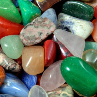 Colorful Stones - Obrázkek zdarma pro 1024x1024