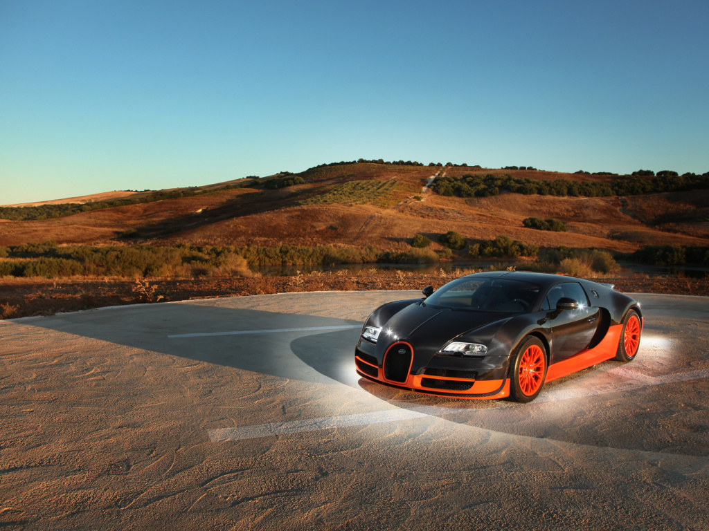 Das Bugatti Veyron, 16 4, Super Sport Wallpaper 1024x768