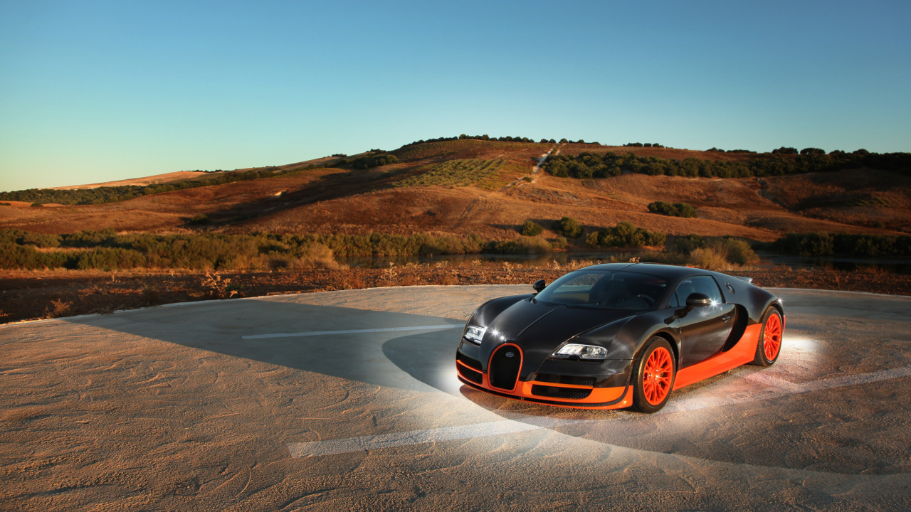Fondo de pantalla Bugatti Veyron, 16 4, Super Sport 1280x720