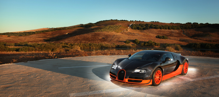 Fondo de pantalla Bugatti Veyron, 16 4, Super Sport 720x320