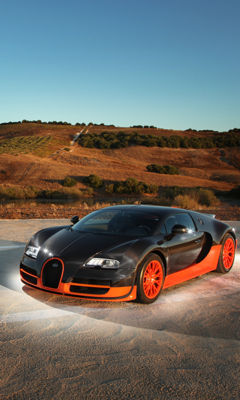 Fondo de pantalla Bugatti Veyron, 16 4, Super Sport 768x1280