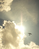 Airplane High In Sky screenshot #1 128x160