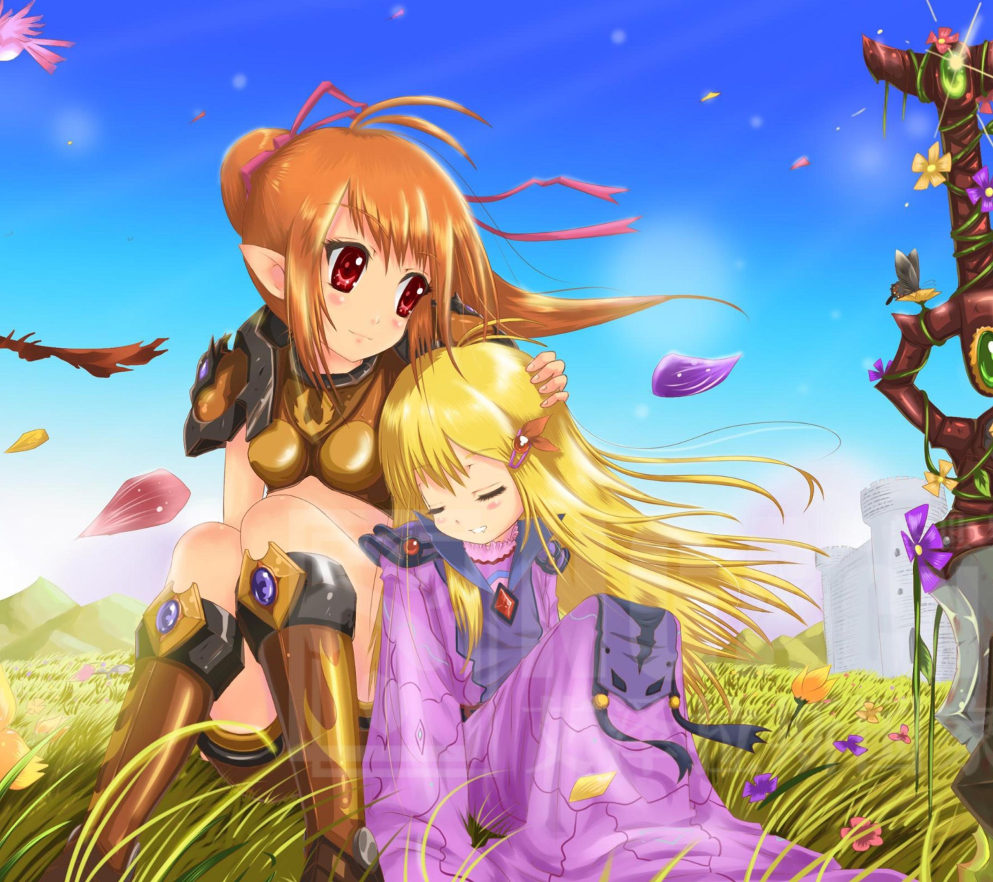 Screenshot №1 pro téma Anime Girls 1440x1280