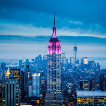 Sfondi Empire State Building in New York 208x208