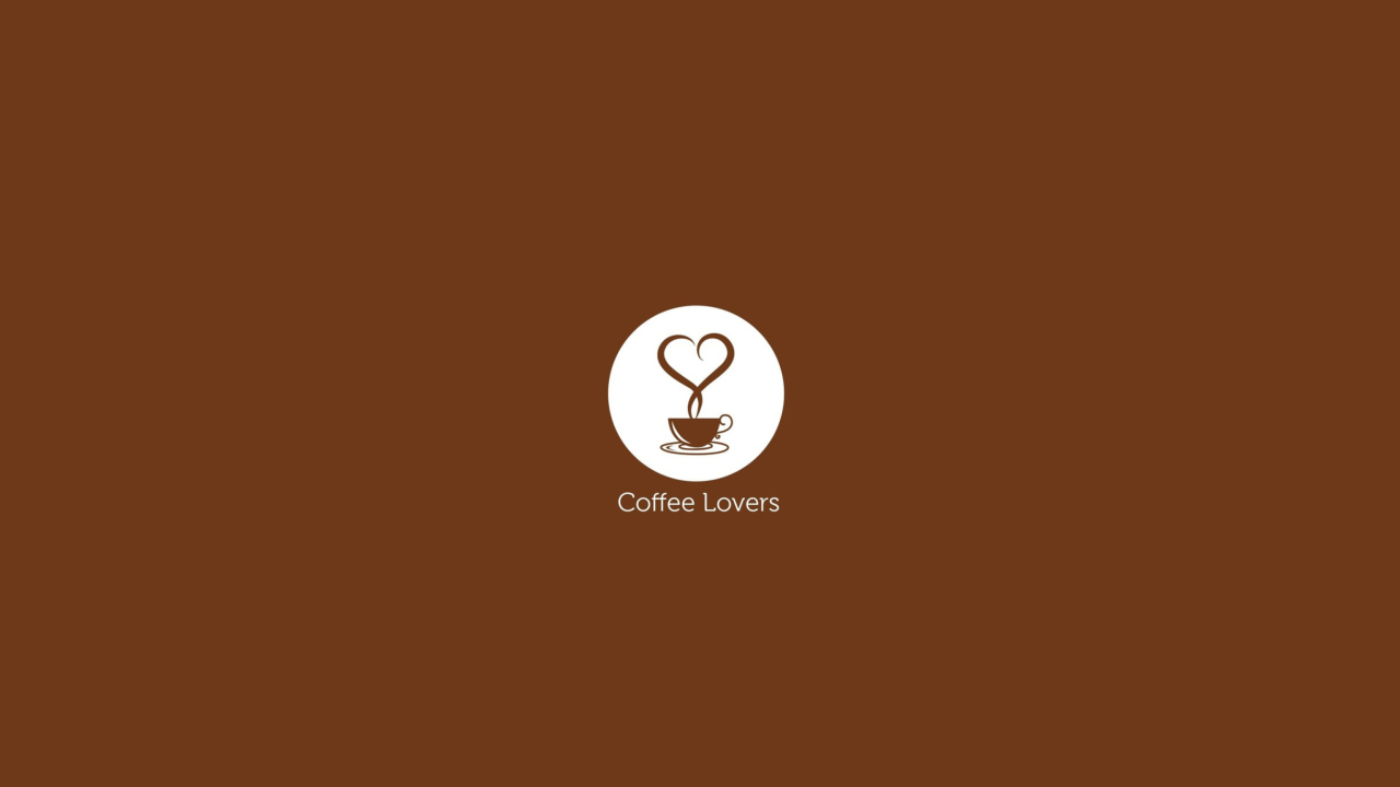 Das Coffee Lovers Wallpaper 1280x720