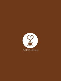Das Coffee Lovers Wallpaper 240x320