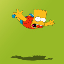 Screenshot №1 pro téma Bart Simpson 128x128