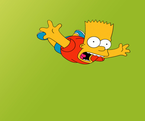 Bart Simpson wallpaper 480x400
