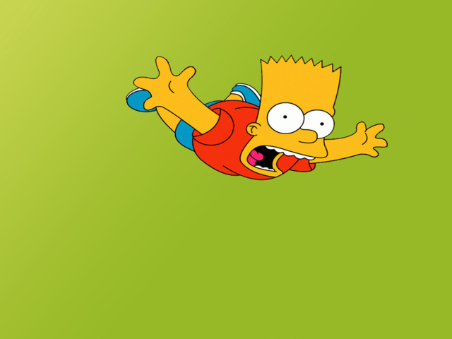 Обои Bart Simpson 640x480