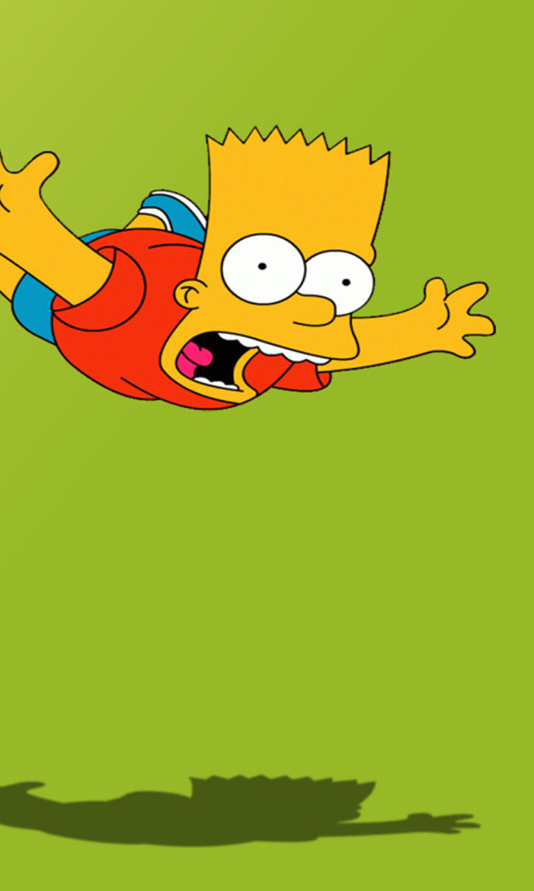 Das Bart Simpson Wallpaper 768x1280