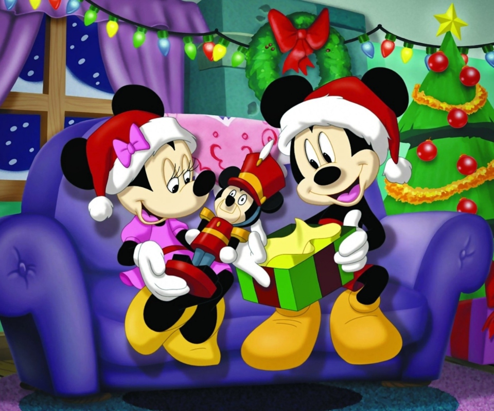 Screenshot №1 pro téma Mickey Christmas 960x800