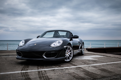 Das Porsche Boxster Spyder Wallpaper 480x320