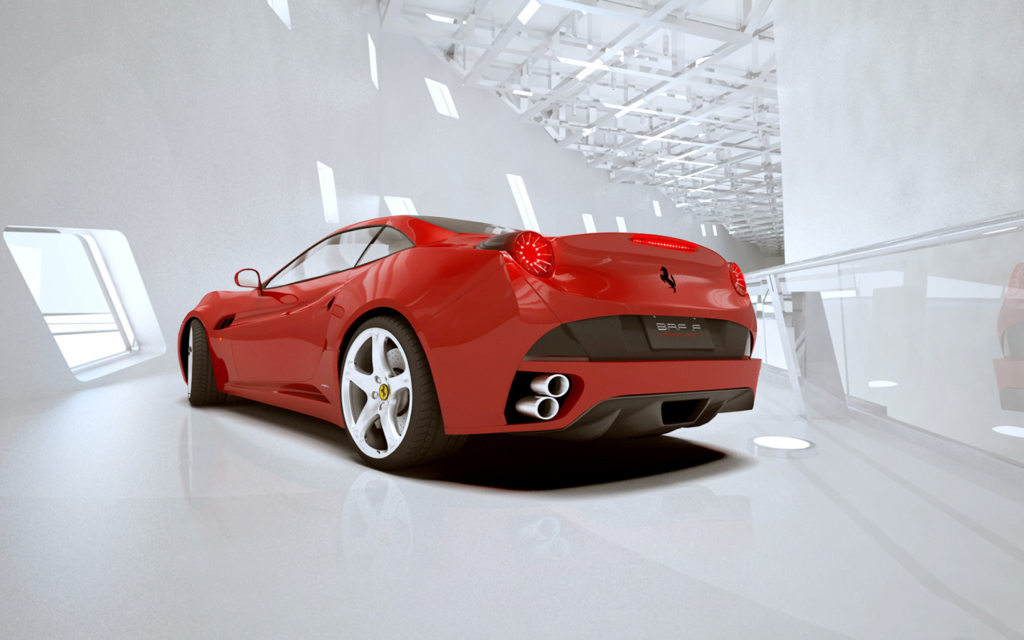 Screenshot №1 pro téma Ferrari California 1440x900