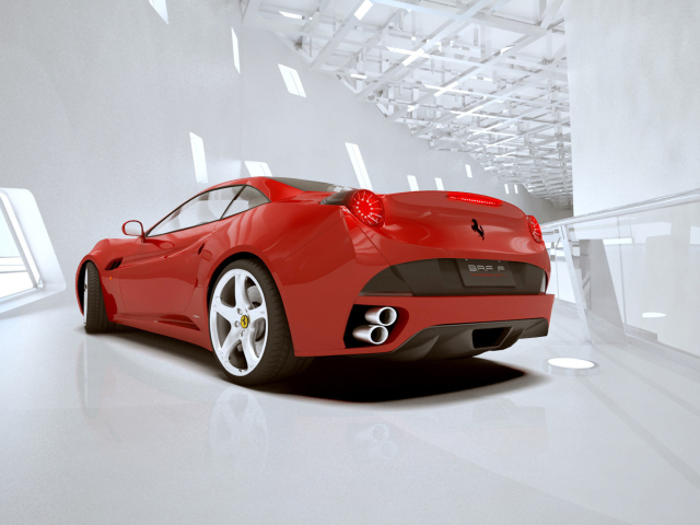 Screenshot №1 pro téma Ferrari California 640x480