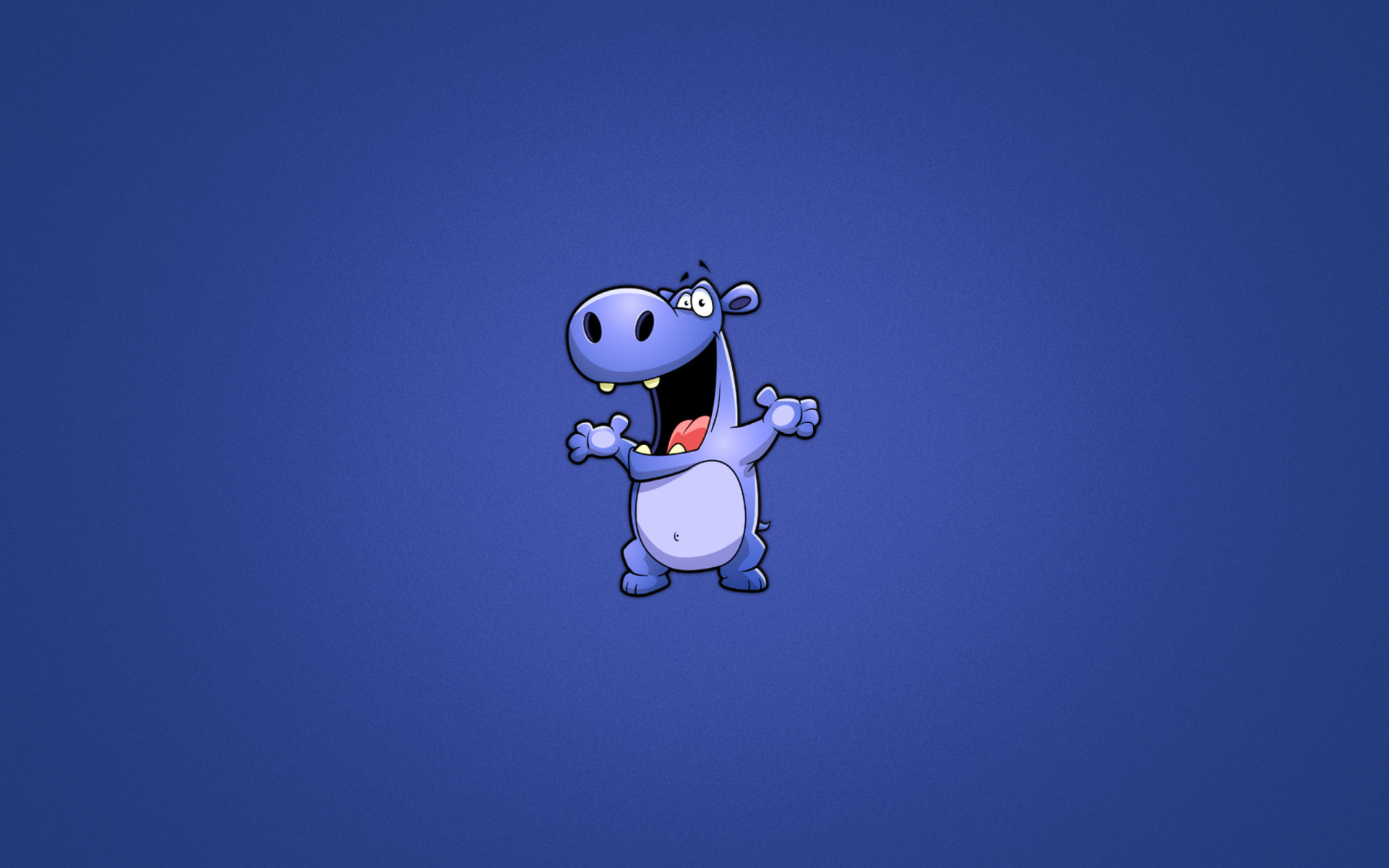 Screenshot №1 pro téma Happy Hippopotamus 1920x1200