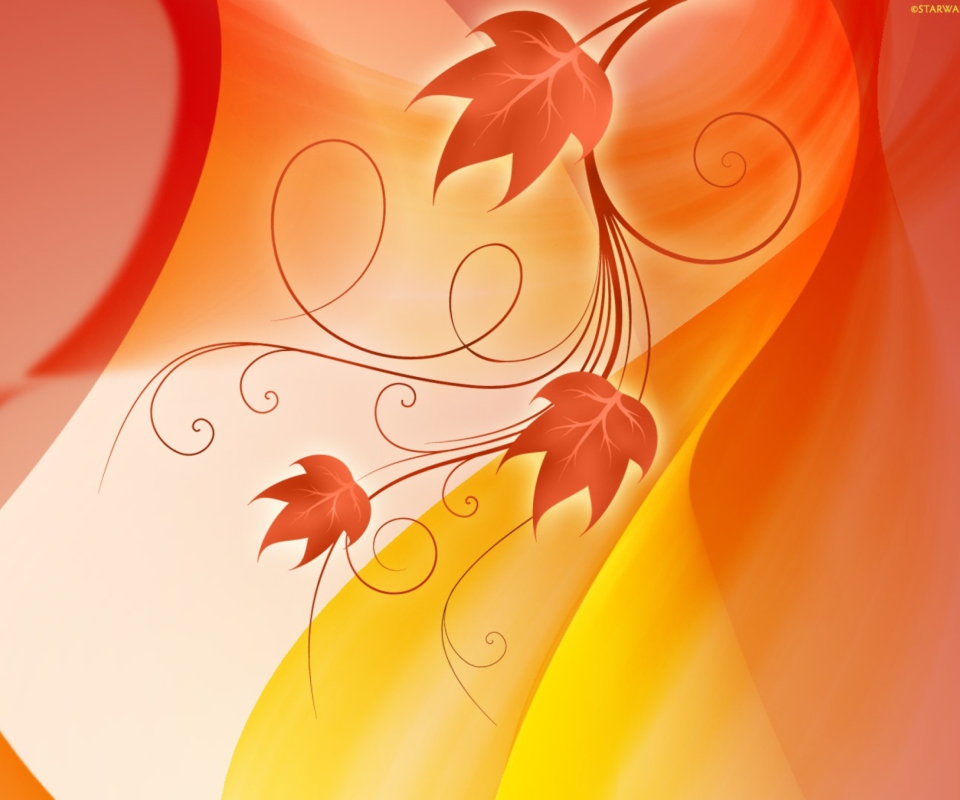 Fondo de pantalla Autumn Design 960x800