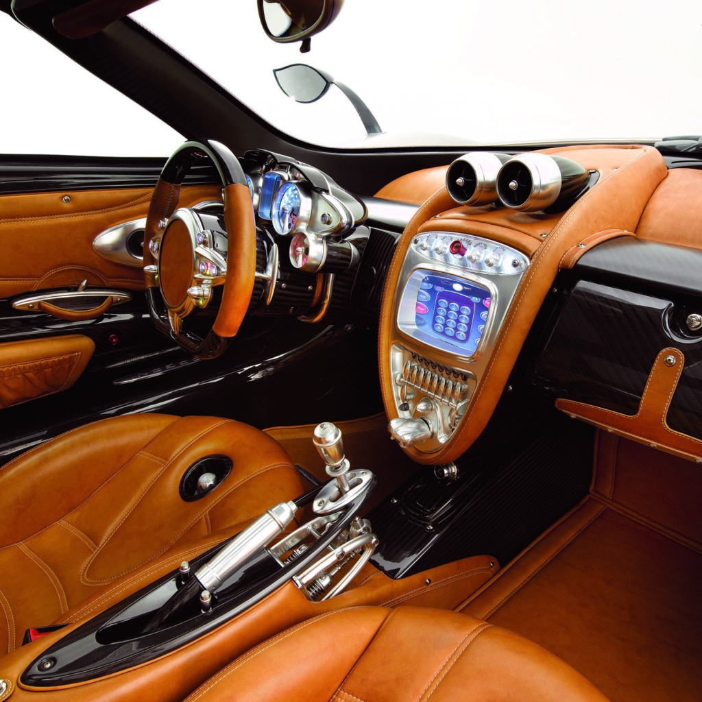 Pagani Huayra Interior wallpaper 1024x1024